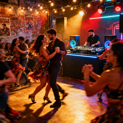 DJs para sociales de salsa y bachata con experiencia en pista